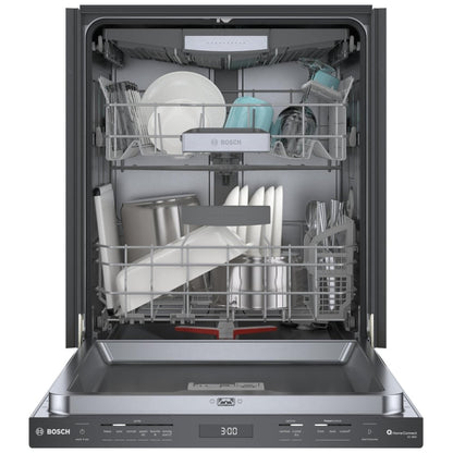 800 Series Dishwasher, 24", Brushed black steel anti-fingerprint SHP78CM4N