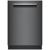 Bosch 800 Series SHP78CM4N Dishwasher, 24 inch Exterior Width, 42 dB Decibel Level, Fully Integrated, Stainless Interior, 8 Wash Cycles, 16 Capacity (Place Settings), 3 Loading Racks, Wifi Enabled, Black Stainless Steel colour