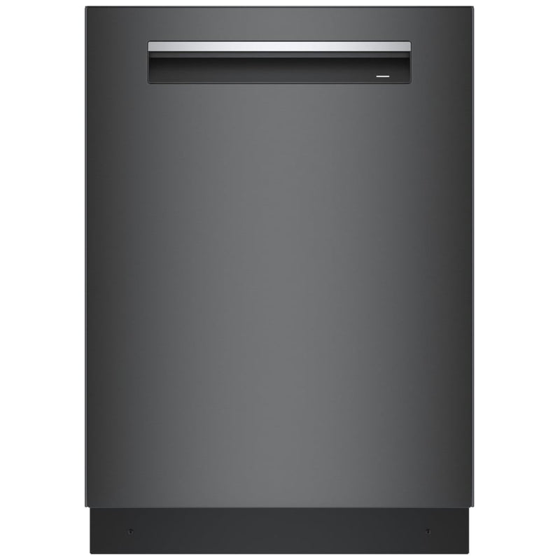 Bosch 800 Series SHP78CM4N Dishwasher, 24 inch Exterior Width, 42 dB Decibel Level, Fully Integrated, Stainless Interior, 8 Wash Cycles, 16 Capacity (Place Settings), 3 Loading Racks, Wifi Enabled, Black Stainless Steel colour
