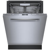 Bosch 800 Series SHP78CM5N Dishwasher, 24 inch Exterior Width, 42 dB Decibel Level, Fully Integrated, Stainless Interior, 8 Wash Cycles, 16 Capacity (Place Settings), 3 Loading Racks, Wifi Enabled, Stainless Steel colour
