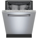 Bosch 800 Series SHP78DM5N Dishwasher, 24 inch Exterior Width, 42 dB Decibel Level, Fully Integrated, Stainless Interior, 8 Wash Cycles, 16 Capacity (Place Settings), 3 Loading Racks, Wifi Enabled, Stainless Steel colour