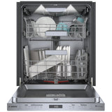 Bosch Benchmark Series SHP9PCM5N Dishwasher, 24 inch Exterior Width, 38 dB Decibel Level, Fully Integrated, Stainless Interior, 9 Wash Cycles, 16 Capacity (Place Settings), 3 Loading Racks, Wifi Enabled, Stainless Steel colour