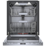 Bosch Benchmark Series SHP9PCM5N Dishwasher, 24 inch Exterior Width, 38 dB Decibel Level, Fully Integrated, Stainless Interior, 9 Wash Cycles, 16 Capacity (Place Settings), 3 Loading Racks, Wifi Enabled, Stainless Steel colour
