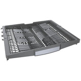 Bosch Benchmark Series SHP9PCM5N Dishwasher, 24 inch Exterior Width, 38 dB Decibel Level, Fully Integrated, Stainless Interior, 9 Wash Cycles, 16 Capacity (Place Settings), 3 Loading Racks, Wifi Enabled, Stainless Steel colour