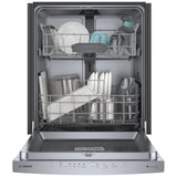 Bosch 300 Series SHS53C75N Dishwasher, 24 inch Exterior Width, 46 dB Decibel Level, Fully Integrated, Stainless Interior, 5 Wash Cycles, 15 Capacity (Place Settings), 2 Loading Racks, Wifi Enabled, Stainless Steel colour