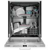 Bosch 300 Series SHV53D73UC Dishwasher, 24 inch Exterior Width, 46 dB Decibel Level, Fully Integrated, Stainless Interior, Custom Panel Ready, 6 Wash Cycles, 15 Capacity (Place Settings), 3 Loading Racks, Wifi Enabled