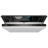 Bosch 300 Series SHV53EM3N Dishwasher, 24 inch Exterior Width, 46 dB Decibel Level, Fully Integrated, Stainless Interior, Custom Panel Ready, 5 Wash Cycles, 15 Capacity (Place Settings), 3 Loading Racks, Wifi Enabled, Panel Ready