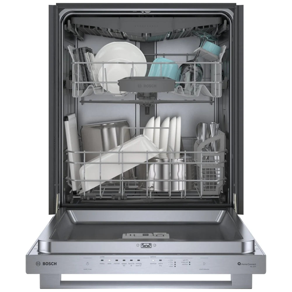 300 Series, Dishwasher, 24'', Brushed steel anti-fingerprint SHX53CM5N