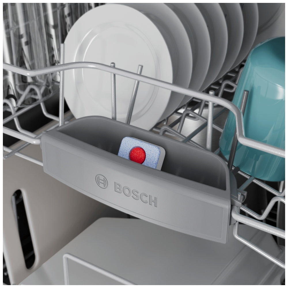Bosch 300 Series 24" Dishwasher, Brushed Steel, Anti-Fingerprint, SHX53DM5N