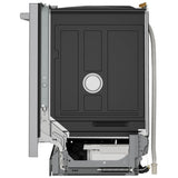 Bosch 300 Series SHX53DM5N Dishwasher, 24 inch Exterior Width, 46 dB Decibel Level, Fully Integrated, Stainless Interior, 5 Wash Cycles, 16 Capacity (Place Settings), 3 Loading Racks, Wifi Enabled