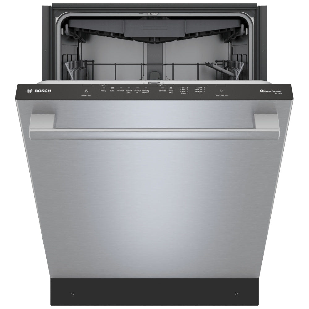 Bosch 300 Series 24" Dishwasher, Brushed Steel, Anti-Fingerprint, SHX53DM5N