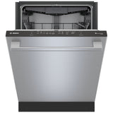 Bosch 300 Series SHX53DM5N Dishwasher, 24 inch Exterior Width, 46 dB Decibel Level, Fully Integrated, Stainless Interior, 5 Wash Cycles, 16 Capacity (Place Settings), 3 Loading Racks, Wifi Enabled