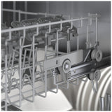 Bosch 100 Series SHX5AEM2N Dishwasher, 24 inch Exterior Width, 46 dB Decibel Level, Fully Integrated, Stainless Interior, 5 Wash Cycles, 15 Capacity (Place Settings), 3 Loading Racks, Wifi Enabled, White colour