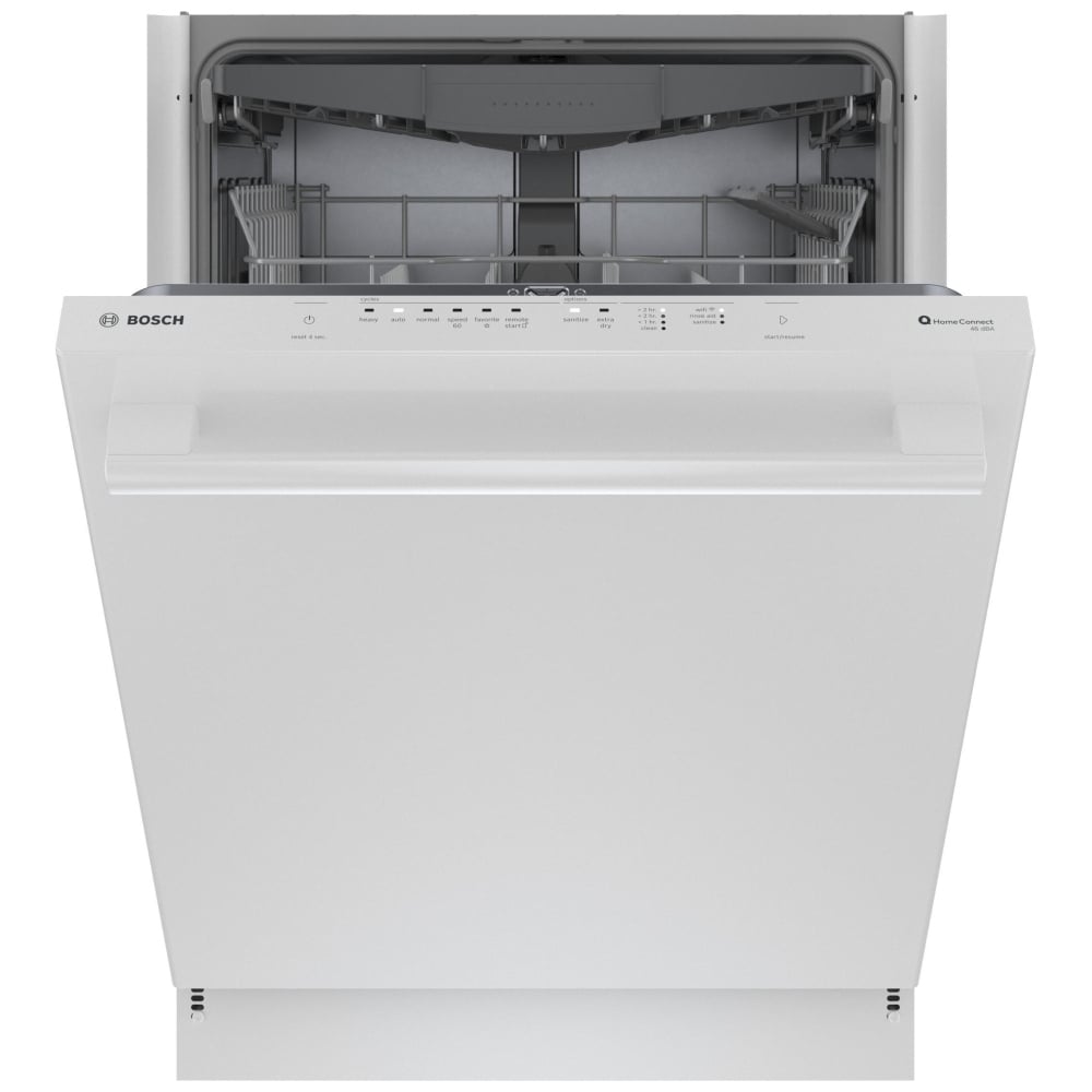 Bosch 100 Series SHX5AEM2N Dishwasher, 24 inch Exterior Width, Fully Integrated, Stainless Steel (Interior), 5 Wash Cycles, 15 Capacity (Place Settings)