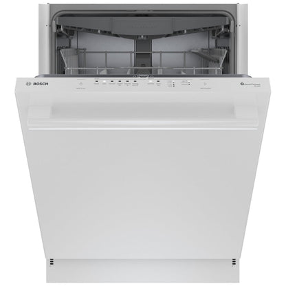 Bosch 100 Series SHX5AEM2N Dishwasher, 24 inch Exterior Width, Fully Integrated, Stainless Steel (Interior), 5 Wash Cycles, 15 Capacity (Place Settings)