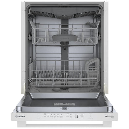 Bosch 100 Series SHX5AEM2N Dishwasher, 24 inch Exterior Width, Fully Integrated, Stainless Steel (Interior), 5 Wash Cycles, 15 Capacity (Place Settings)