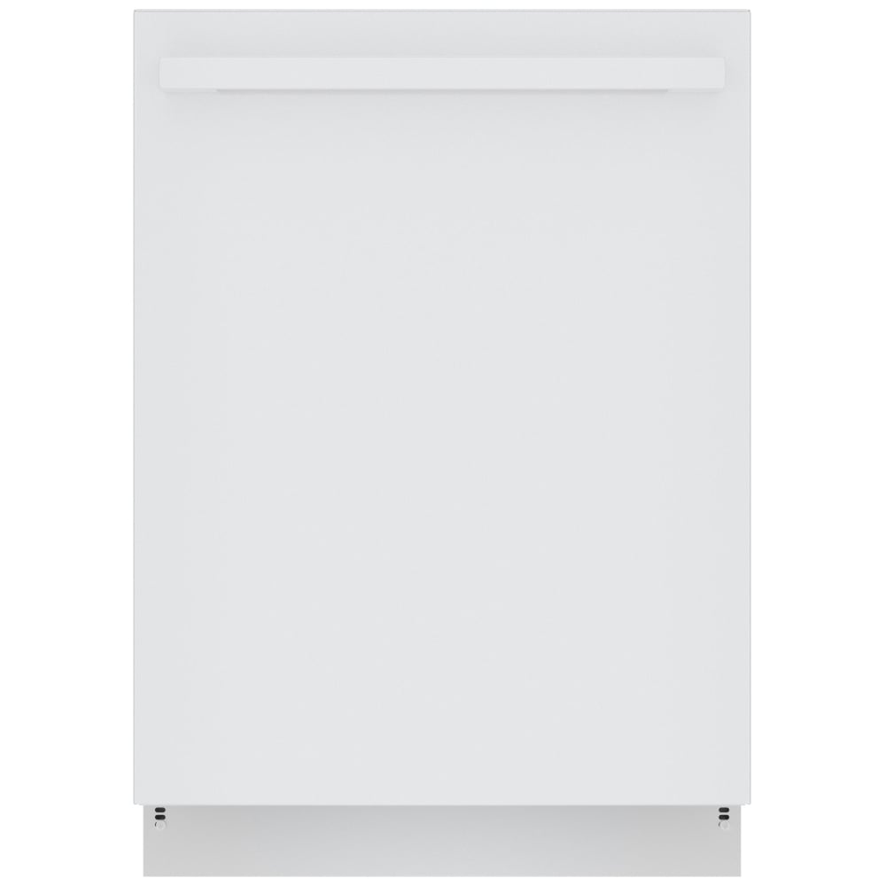 Bosch 100 Series SHX5AEM2N Dishwasher, 24 inch Exterior Width, 46 dB Decibel Level, Fully Integrated, Stainless Interior, 5 Wash Cycles, 15 Capacity (Place Settings), 3 Loading Racks, Wifi Enabled, White colour