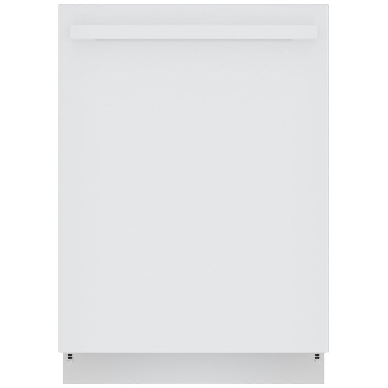 Bosch 100 Series SHX5AEM2N Dishwasher, 24 inch Exterior Width, 46 dB Decibel Level, Fully Integrated, Stainless Interior, 5 Wash Cycles, 15 Capacity (Place Settings), 3 Loading Racks, Wifi Enabled, White colour