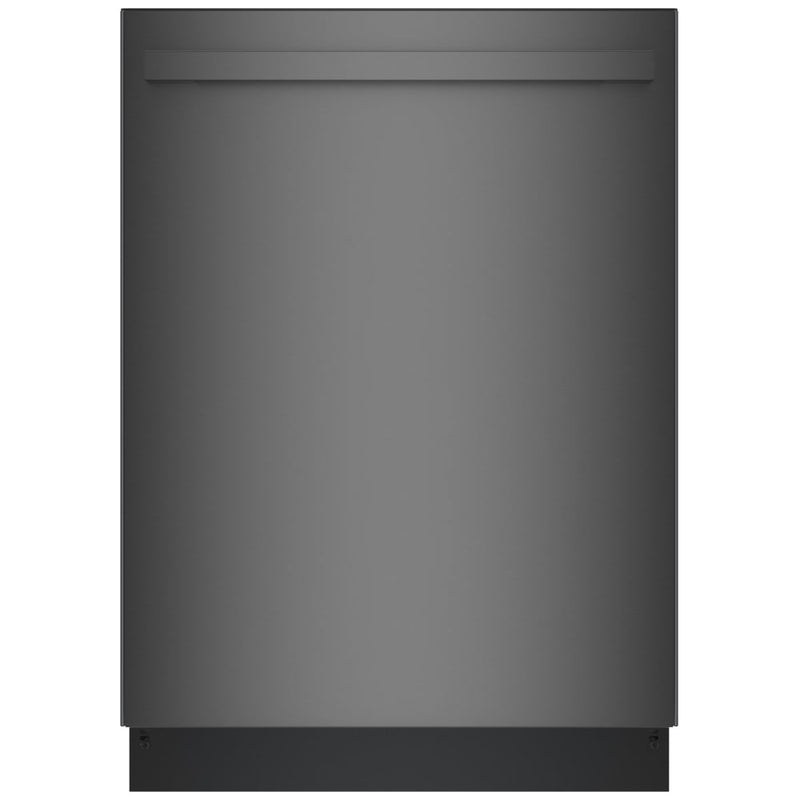 Bosch 100 Series SHX5AEM4N Dishwasher, 24 inch Exterior Width, 46 dB Decibel Level, Fully Integrated, Stainless Interior, 5 Wash Cycles, 15 Capacity (Place Settings), 3 Loading Racks, Wifi Enabled, Black Stainless Steel colour