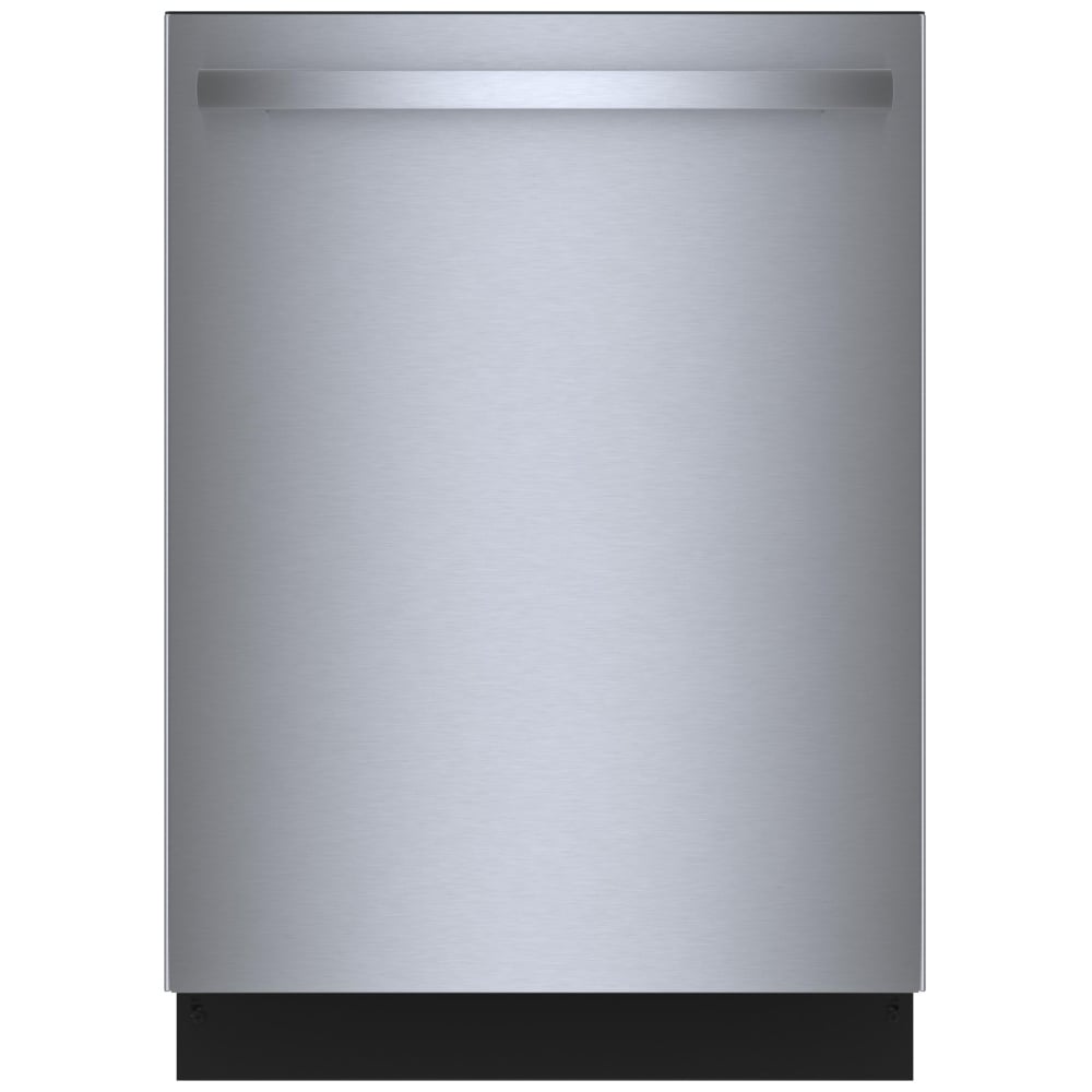 Bosch 100 Series SHX5AEM5N Dishwasher, 24 inch Exterior Width, 46 dB Decibel Level, Fully Integrated, Stainless Interior, 5 Wash Cycles, 15 Capacity (Place Settings), 3 Loading Racks, Wifi Enabled, Stainless Steel colour
