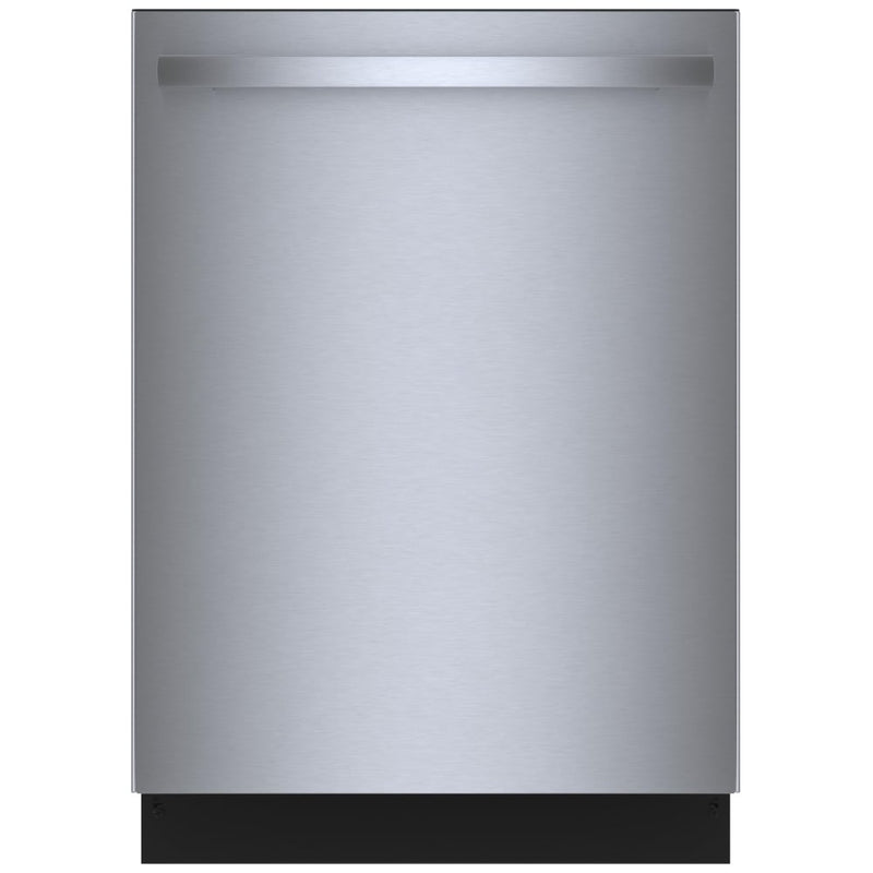 Bosch 100 Series SHX5AEM5N Dishwasher, 24 inch Exterior Width, 46 dB Decibel Level, Fully Integrated, Stainless Interior, 5 Wash Cycles, 15 Capacity (Place Settings), 3 Loading Racks, Wifi Enabled, Stainless Steel colour