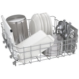 Bosch 100 Series SHX5AEM6N Dishwasher, 24 inch Exterior Width, 46 dB Decibel Level, Fully Integrated, Stainless Interior, 5 Wash Cycles, 15 Capacity (Place Settings), 3 Loading Racks, Wifi Enabled, Black colour