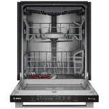 Bosch 500 Series SHX65DM5N Dishwasher, 24 inch Exterior Width, Fully Integrated, Stainless Interior, 3 Loading Racks, Wifi Enabled, Stainless Steel colour