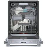 Bosch 800 Series SHX78CC5UC Dishwasher, 24 inch Exterior Width, 42 dB Decibel Level, Full Console, Stainless Interior, 9 Wash Cycles, 15 Capacity (Place Settings), 3 Loading Racks, Wifi Enabled, Stainless Steel colour