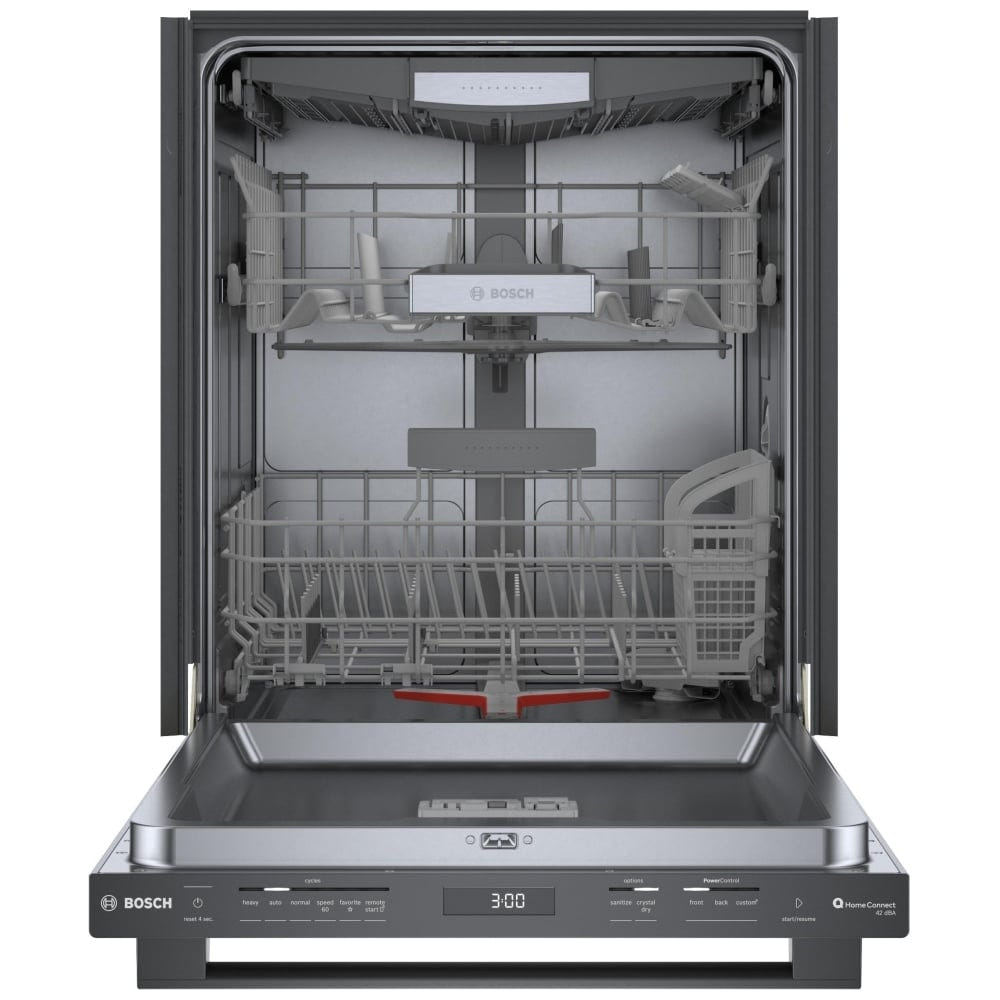 800 Series Dishwasher, 24", Brushed black steel anti-fingerprint SHX78CM4N