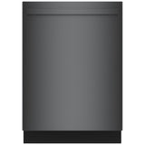 Bosch 800 Series SHX78CM4N Dishwasher, 24 inch Exterior Width, 42 dB Decibel Level, Fully Integrated, Stainless Interior, 8 Wash Cycles, 16 Capacity (Place Settings), 3 Loading Racks, Wifi Enabled, Black Stainless Steel colour
