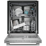 Bosch 800 Series SHX78DM5N Dishwasher, 24 inch Exterior Width, 42 dB Decibel Level, Fully Integrated, Stainless Interior, 8 Wash Cycles, 16 Capacity (Place Settings), 3 Loading Racks, Wifi Enabled, Stainless Steel colour