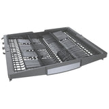 Bosch 800 Series SHX78DM5N Dishwasher, 24 inch Exterior Width, 42 dB Decibel Level, Fully Integrated, Stainless Interior, 8 Wash Cycles, 16 Capacity (Place Settings), 3 Loading Racks, Wifi Enabled, Stainless Steel colour