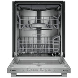 Bosch 800 Series SHX78DM5N Dishwasher, 24 inch Exterior Width, 42 dB Decibel Level, Fully Integrated, Stainless Interior, 8 Wash Cycles, 16 Capacity (Place Settings), 3 Loading Racks, Wifi Enabled, Stainless Steel colour