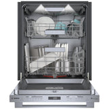 Bosch Benchmark Series SHX9PCM5N Dishwasher, 24 inch Exterior Width, 39 dB Decibel Level, Fully Integrated, Stainless Interior, 9 Wash Cycles, 16 Capacity (Place Settings), 3 Loading Racks, Wifi Enabled, Stainless Steel colour