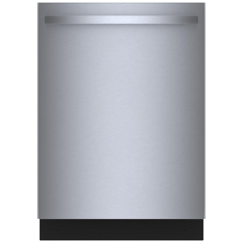 Bosch Benchmark Series SHX9PCM5N Dishwasher, 24 inch Exterior Width, 39 dB Decibel Level, Fully Integrated, Stainless Interior, 9 Wash Cycles, 16 Capacity (Place Settings), 3 Loading Racks, Wifi Enabled, Stainless Steel colour