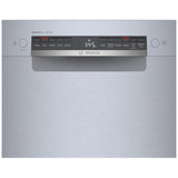 Bosch 300 Series SPE53C55UC Dishwasher, 18 inch Exterior Width, 46 dB Decibel Level, Full Console, Stainless Interior, 5 Wash Cycles, 10 Capacity (Place Settings), 3 Loading Racks, Wifi Enabled, Stainless Steel colour