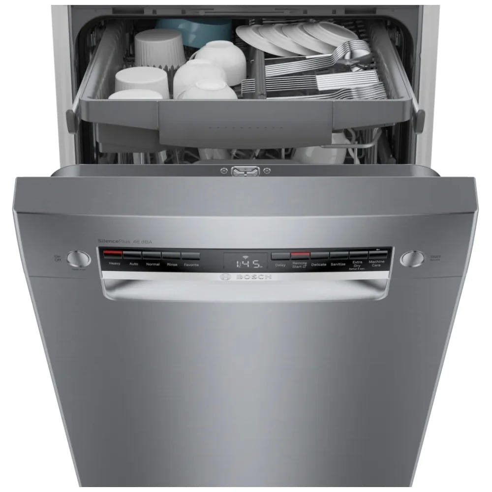 300 Series, Dishwasher, 17 3/4'', Brushed steel anti-fingerprint SPE53C55UC