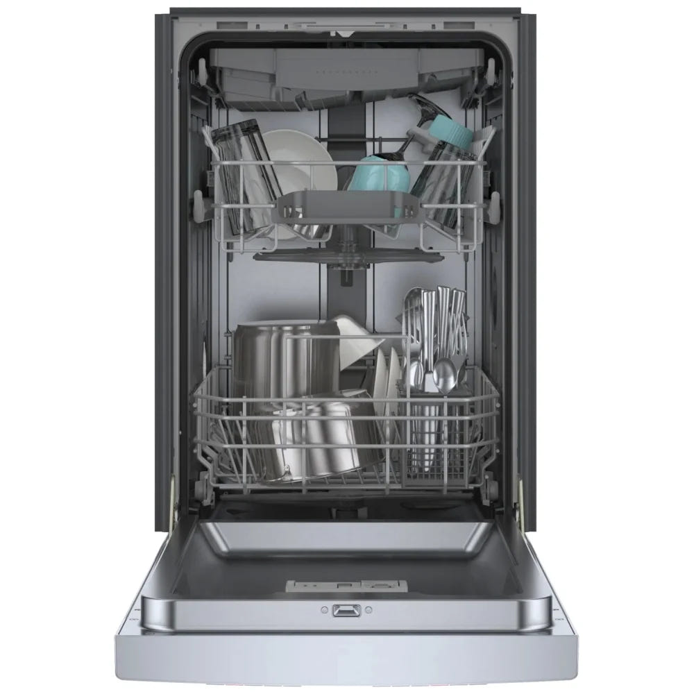 300 Series, Dishwasher, 17 3/4'', Brushed steel anti-fingerprint SPE53C55UC