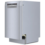 Bosch 800 Series SPE68C75UC Dishwasher, 18 inch Exterior Width, 44 dB Decibel Level, Full Console, Stainless Interior, 6 Wash Cycles, 10 Capacity (Place Settings), 3 Loading Racks, Wifi Enabled, Stainless Steel colour