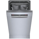 Bosch 800 Series SPE68C75UC Dishwasher, 18 inch Exterior Width, 44 dB Decibel Level, Full Console, Stainless Interior, 6 Wash Cycles, 10 Capacity (Place Settings), 3 Loading Racks, Wifi Enabled, Stainless Steel colour