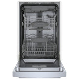 Bosch 800 Series SPE68C75UC Dishwasher, 18 inch Exterior Width, 44 dB Decibel Level, Full Console, Stainless Interior, 6 Wash Cycles, 10 Capacity (Place Settings), 3 Loading Racks, Wifi Enabled, Stainless Steel colour