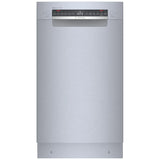 Bosch 800 Series SPE68C75UC Dishwasher, 18 inch Exterior Width, 44 dB Decibel Level, Full Console, Stainless Interior, 6 Wash Cycles, 10 Capacity (Place Settings), 3 Loading Racks, Wifi Enabled, Stainless Steel colour