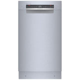 Bosch 800 Series SPE68C75UC Dishwasher, 18 inch Exterior Width, 44 dB Decibel Level, Full Console, Stainless Interior, 6 Wash Cycles, 10 Capacity (Place Settings), 3 Loading Racks, Wifi Enabled, Stainless Steel colour