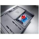 Bosch 800 Series SPE68C75UC Dishwasher, 18 inch Exterior Width, 44 dB Decibel Level, Full Console, Stainless Interior, 6 Wash Cycles, 10 Capacity (Place Settings), 3 Loading Racks, Wifi Enabled, Stainless Steel colour