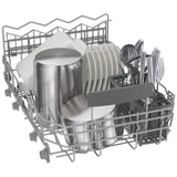 Bosch 800 Series SPV68C73UC Dishwasher, 18 inch Exterior Width, 44 dB Decibel Level, Fully Integrated, Stainless Interior, 6 Wash Cycles, 10 Capacity (Place Settings), 3 Loading Racks, Wifi Enabled, Panel Ready