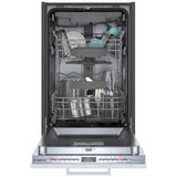 Bosch 800 Series SPV68C73UC Dishwasher, 18 inch Exterior Width, 44 dB Decibel Level, Fully Integrated, Stainless Interior, 6 Wash Cycles, 10 Capacity (Place Settings), 3 Loading Racks, Wifi Enabled, Panel Ready