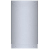 Bosch 800 Series SPX68C75UC Dishwasher, 18 inch Exterior Width, 44 dB Decibel Level, Fully Integrated, Stainless Interior, 6 Wash Cycles, 10 Capacity (Place Settings), 3 Loading Racks, Wifi Enabled, Stainless Steel colour