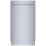 Bosch 800 Series SPX68C75UC Dishwasher, 18 inch Exterior Width, 44 dB Decibel Level, Fully Integrated, Stainless Interior, 6 Wash Cycles, 10 Capacity (Place Settings), 3 Loading Racks, Wifi Enabled, Stainless Steel colour