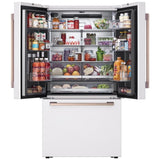 LG Studio SRFB27W3 Counter Depth French Door Refrigerator, 36 inch Width, 26.5 cu. ft. Capacity, Counter Depth, Water Dispenser (Interior), Ice Dispenser (Freezer Located), ENERGY STAR Certified, White colour