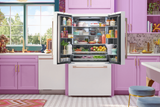 LG Studio SRFB27W3 Counter Depth French Door Refrigerator, 36 inch Width, 26.5 cu. ft. Capacity, Counter Depth, Water Dispenser (Interior), Ice Dispenser (Freezer Located), ENERGY STAR Certified, White colour